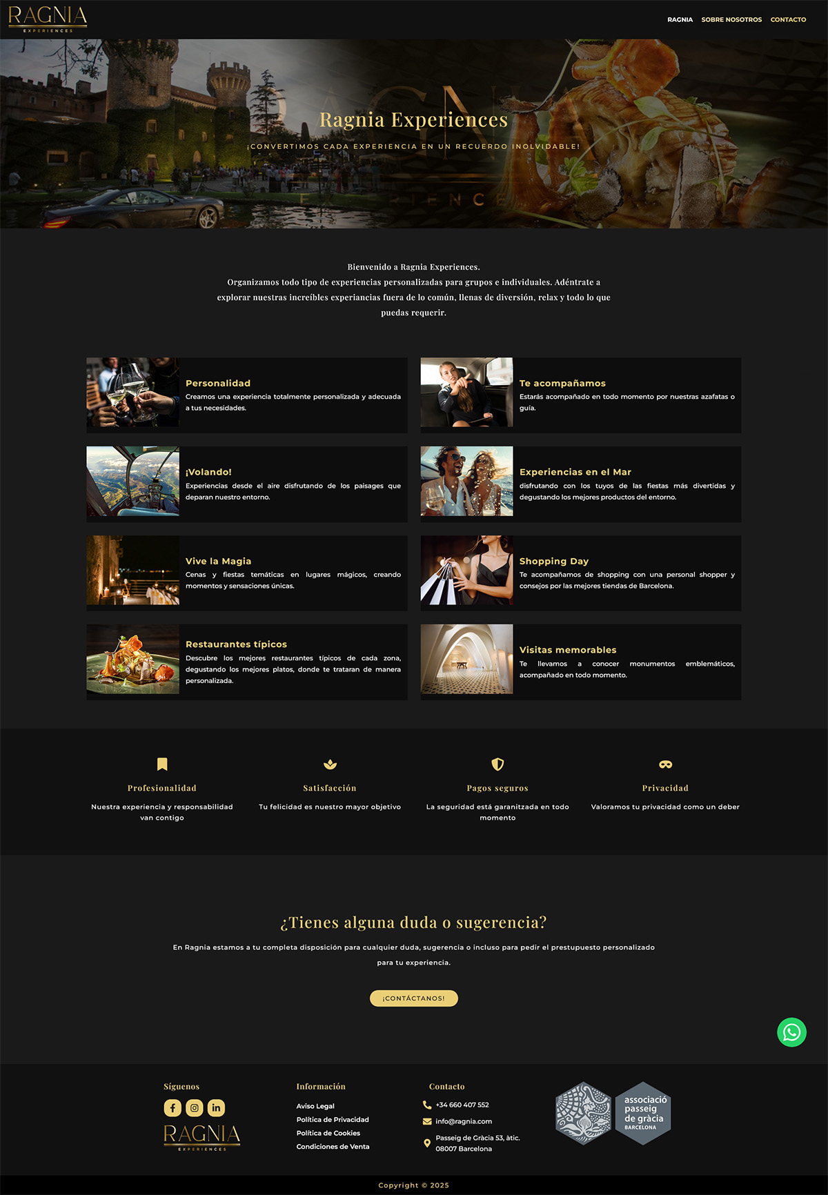 Diseño Web Granollers Ragnia