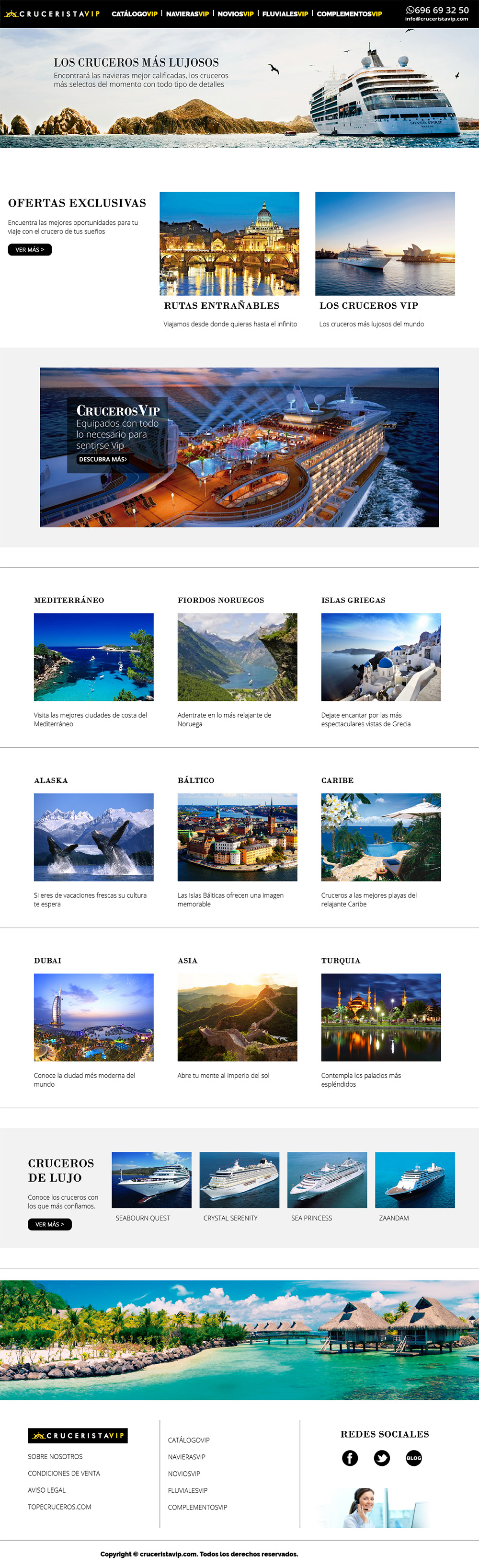 Web Corporativa Tope Cruceros